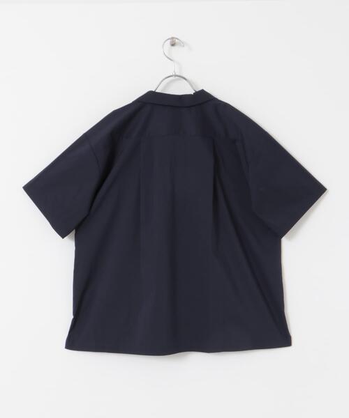 URBAN RESEARCH DOORS(アーバンリサーチドアーズ)の「『セットアップ対応』『WEB/一部店舗限定』『UVカット』オープンカラーシャツ(KIDS)(Tシャツ/カットソー・キッズ・ベージュ/ネイビー・150)」の12枚目の写真