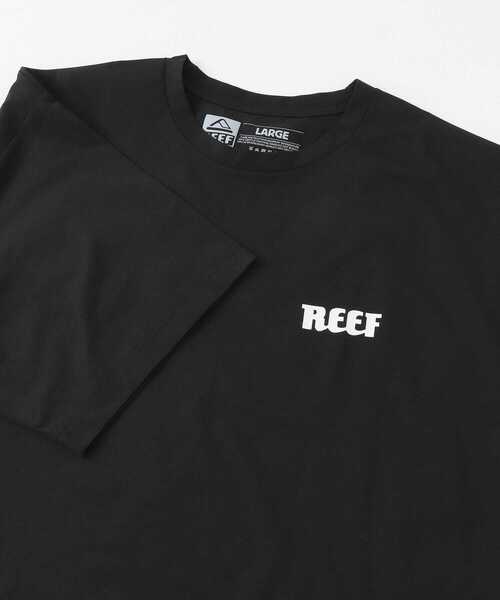 REEF(リーフ)の「REEF HERITAGE LOGO RASH SHORT-SLEEVE T-SHIRTS(Tシャツ/カットソー・メンズ・ブラック/ホワイト・MEDIUM/LARGE)」の5枚目の写真