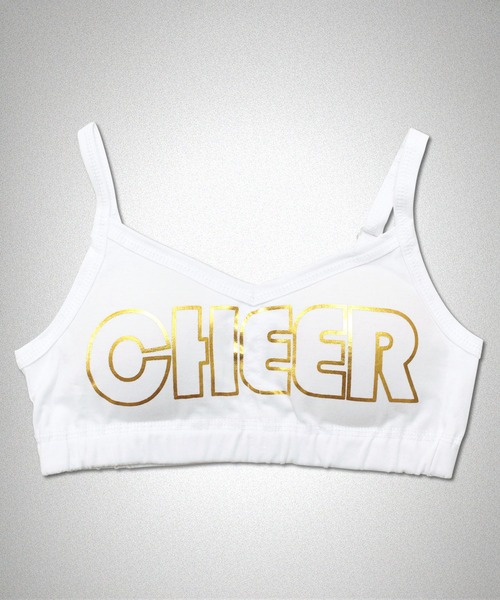 CHEER(チアー)の「箔プリントカップ付きブラトップ(その他トップス・レディース・ホワイト×ゴールド/ブラック×シルバー/ブラック×ゴールド・M/L/S)」の15枚目の写真
