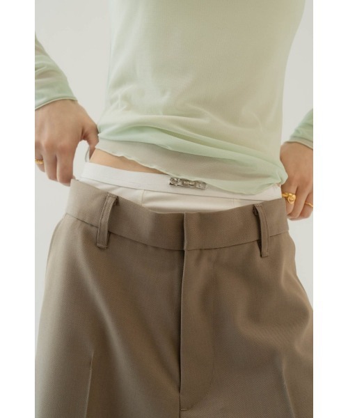 layered half pants(unisex)（その他パンツ）｜Knuth Marf