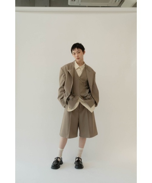 layered half pants(unisex)（その他パンツ）｜Knuth Marf