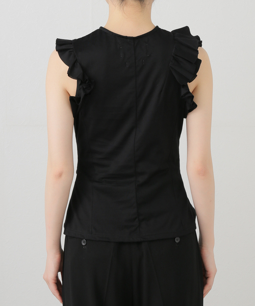 EDIT. FOR LULU（エディットフォールル）の「【naoki tomizuka for LULU】frill blouse tee（タンクトップ・レディース・ブラック/レッド・FREE）」の17枚目の写真