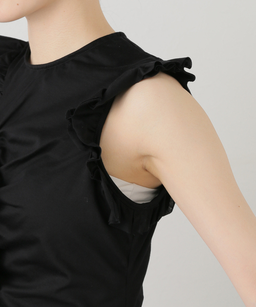 EDIT. FOR LULU（エディットフォールル）の「【naoki tomizuka for LULU】frill blouse tee（タンクトップ・レディース・ブラック/レッド・FREE）」の19枚目の写真