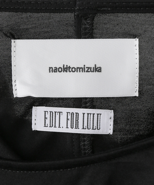 EDIT. FOR LULU（エディットフォールル）の「【naoki tomizuka for LULU】frill blouse tee（タンクトップ・レディース・ブラック/レッド・FREE）」の21枚目の写真