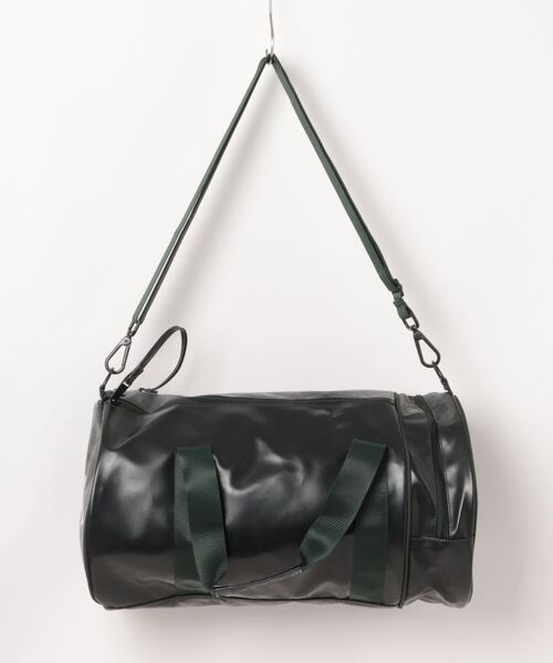FRED PERRY（フレッドペリー）の「【FRED PERRY】TONAL CLASSIC BARREL BAG バレルバッグ ドラムバッグ 旅行 部活 ジム L7260（ショルダーバッグ・メンズ・ブラック/グリーン/バーガンディー/ネイビー・FREE）」の5枚目の写真