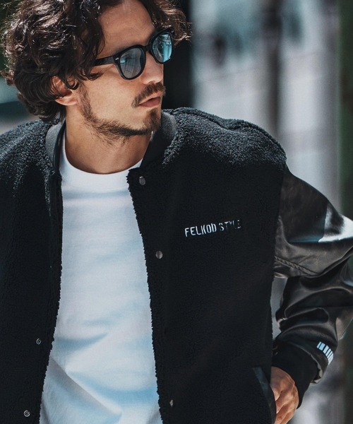 mj10791- Soft Boa Stadium Jumper スタジアムジャンパー（スタジャン