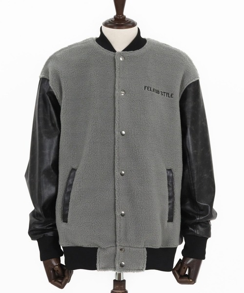 mj10791- Soft Boa Stadium Jumper スタジアムジャンパー（スタジャン