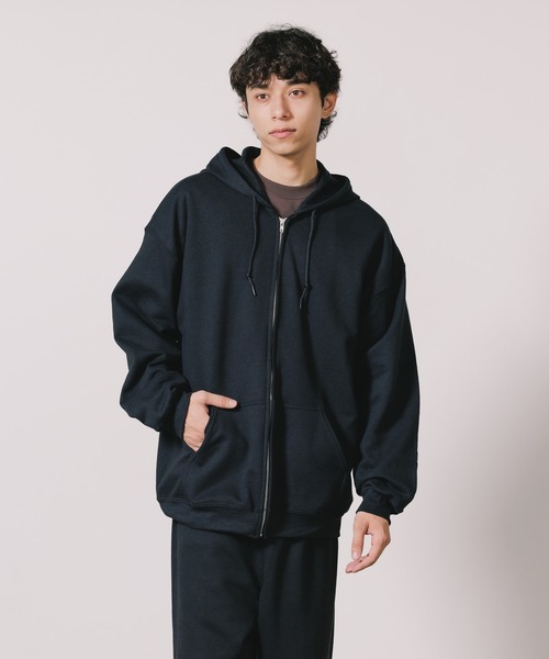 △Gildan /ギルダン 8.0oz US規格 オーバーサイズ ジップ