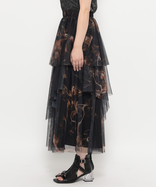 HARE（ハレ）の「SOULガラチュールスカート(HARE)（スカート・レディース・オレンジ/ブルー・FREE）」の12枚目の写真