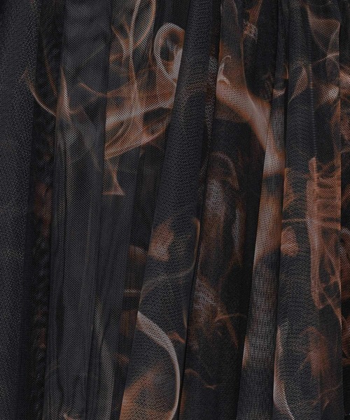 HARE（ハレ）の「SOULガラチュールスカート(HARE)（スカート・レディース・オレンジ/ブルー・FREE）」の4枚目の写真