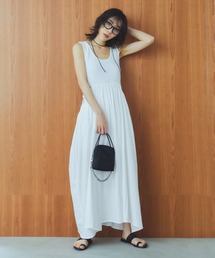 LIENCOEUR | ペタルリブドッキングワンピース(ワンピース)