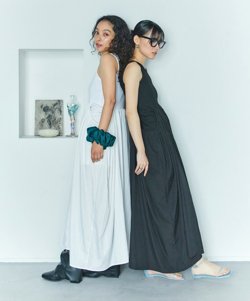 ペタルリブドッキングワンピース