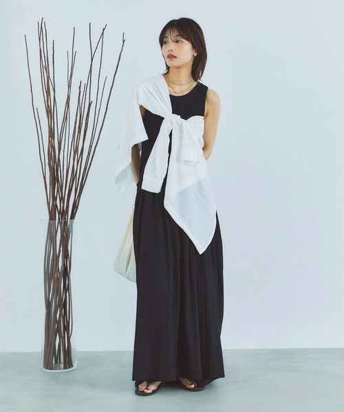 セール】ペタルリブドッキングワンピース（ワンピース