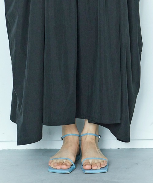 LIENCOEUR(リアンクール)の「ペタルリブドッキングワンピース(ワンピース・レディース・ホワイト/ブラック・FREE)」の7枚目の写真