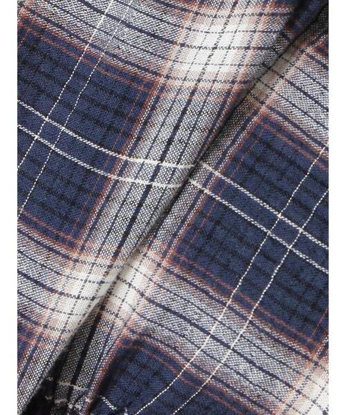 MURUA（ムルーア）の「2WAYギャザーシャツ（シャツ/ブラウス・レディース・グレー/ホワイト/ネイビー・FREE）」の5枚目の写真