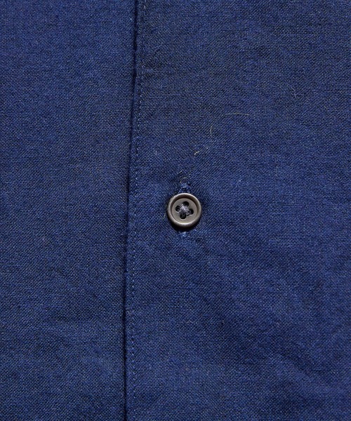 ADAM ET ROPE'（アダムエロペ）の「【WILD LIFE TAILOR】カディコットン ハーフスリーブ オープンカラーシャツ（シャツ/ブラウス・メンズ・ブラック系その他3/グレー・L/M）」の16枚目の写真