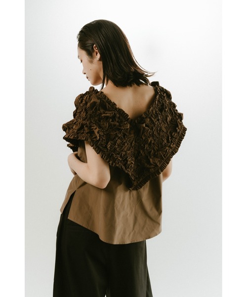 新品タグ付きknuthmarf 2way off shoulder blouse 2way off shoulder blouse/3color | KNUTH MARF