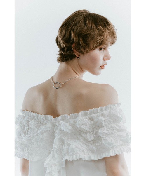 トップス Knuth Marf 2way off shoulder blouse Knuth Marf - 2way off shoulder blouse / 2ウェイ オフ