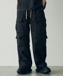 Shoowtime（ショウタイム）の「Nylon drape wide cargo pull-on pants / ナイロンドレープワイドカーゴプルオンパンツ（カーゴパンツ）」