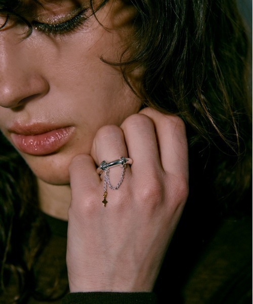 LAPUIS（ラピュイ）の「LAPUIS(ラピュイ) Ornament ring（リング・レディース・ゴールド/マルチ・11号/13号）」の5枚目の写真