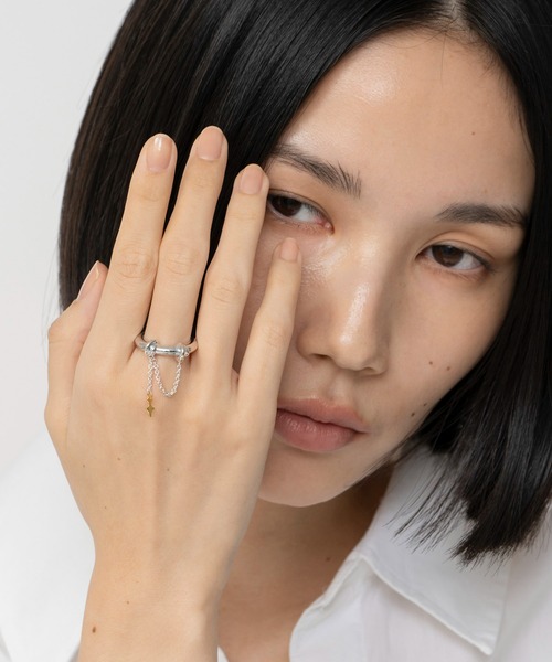 LAPUIS（ラピュイ）の「LAPUIS(ラピュイ) Ornament ring（リング・レディース・ゴールド/マルチ・11号/13号）」の9枚目の写真