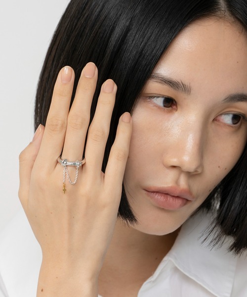 LAPUIS（ラピュイ）の「LAPUIS(ラピュイ) Ornament ring（リング・レディース・ゴールド/マルチ・11号/13号）」の11枚目の写真