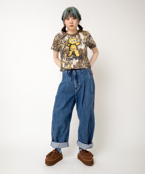 RNA(アールエヌエー)の「R4384 ウェーブシームパンツ(デニムパンツ・レディース・ブルー系その他・MEDIUM)」の10枚目の写真