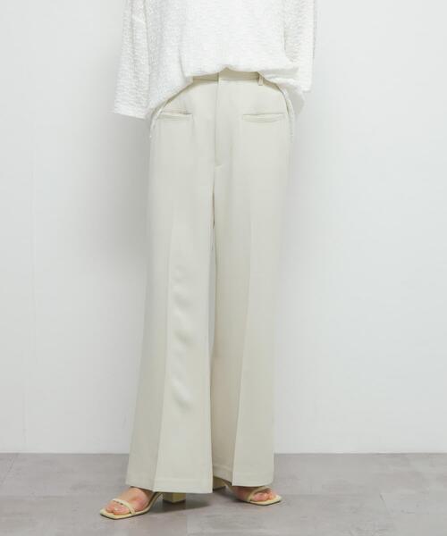 KBF（ケイビーエフ）の「『2サイズ展開』スリムフレアパンツ（その他パンツ・レディース・ブラウン/ライトベージュ/ブラック・36/38）」の4枚目の写真