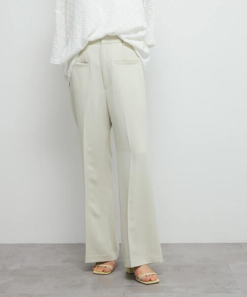 KBF（ケイビーエフ）の「『2サイズ展開』スリムフレアパンツ（その他パンツ・レディース・ブラウン/ライトベージュ/ブラック・36/38）」の5枚目の写真