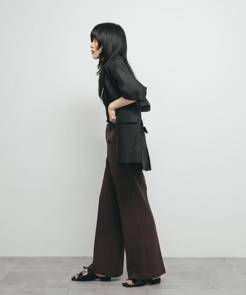 KBF（ケイビーエフ）の「『2サイズ展開』スリムフレアパンツ（その他パンツ・レディース・ブラウン/ライトベージュ/ブラック・36/38）」の16枚目の写真