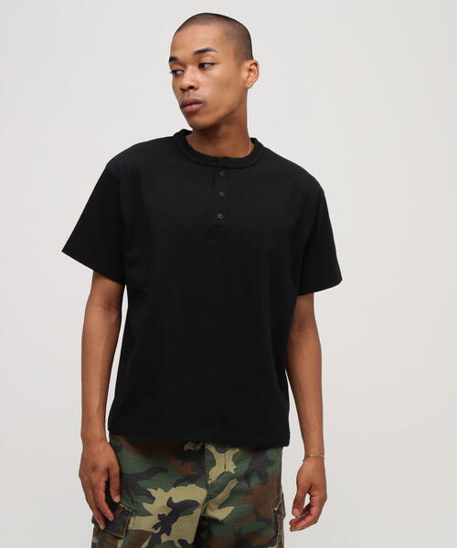 *AVIREX* ヘンリーネック パックＴシャツ HENLEY NECK PACK T-SHIRT / ヘンリーネック パック 半袖Tシャツ