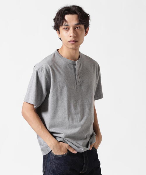HENLEY NECK PACK T-SHIRT / ヘンリーネック パック 半袖Tシャツ