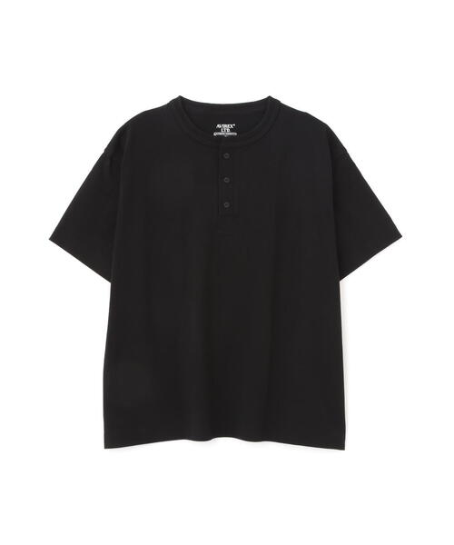 AVIREX(アヴィレックス)の「HENLEY NECK PACK T-SHIRT / ヘンリーネック パック 半袖Tシャツ / AVIREX / アヴィレックス(Tシャツ/カットソー・メンズ・ブラック/グレー/ホワイト・MEDIUM/XX-LARGE/LARGE/X-LARGE)」の2枚目の写真