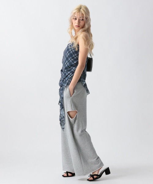 FOREVER 21(フォーエバー トゥエンティーワン)の「【2025SS】カスケードチェックキャミチュニック(チュニック・レディース・ネイビー/レッド・FREE)」の11枚目の写真