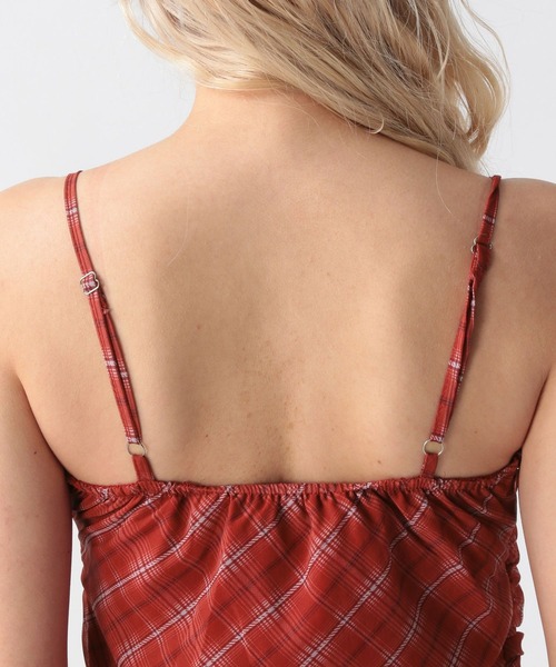 FOREVER 21(フォーエバー トゥエンティーワン)の「【2025SS】カスケードチェックキャミチュニック(チュニック・レディース・ネイビー/レッド・FREE)」の16枚目の写真