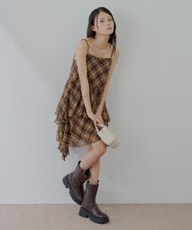 Chico | ティアードサイドドロップフリルミニワンピース(ワンピース)