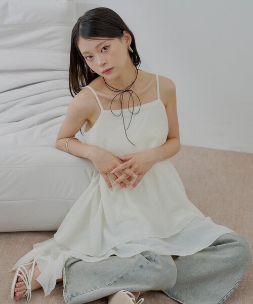 M chico ティアードサイドドロップフリルミニワンピース ティアードサイドドロップフリルミニワンピース(ワンピース
