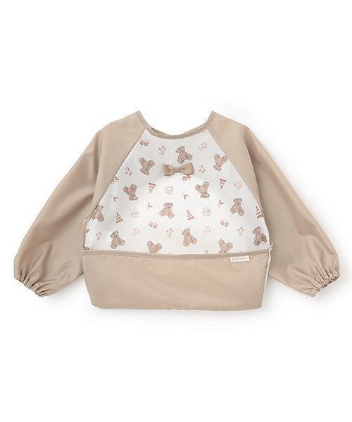 petit main（プティマイン）の「お食事エプロン（マグ/哺乳瓶/お食事グッズ・キッズ・ライトブルー/ベージュ/ライトピンク・F）」の2枚目の写真