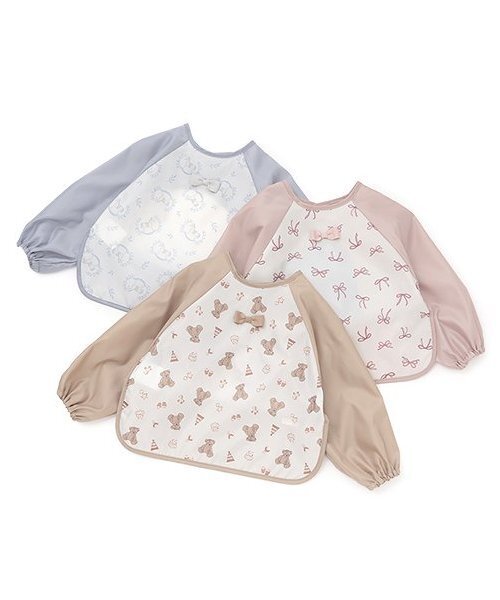 petit main（プティマイン）の「お食事エプロン（マグ/哺乳瓶/お食事グッズ・キッズ・ライトブルー/ベージュ/ライトピンク・F）」の12枚目の写真