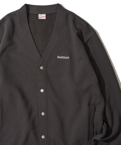 health knit スウェット　カーディガン　ヴィンテージ　60年代 Healthknit】Classic Sweat V-neck cardigan L/S / Vネック