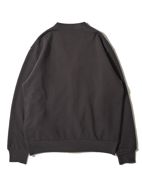 Healthknit（ヘルスニット）の「【Healthknit】Classic Sweat V-neck cardigan L/S / Vネック スウェット カーディガン（カーディガン/ボレロ・メンズ・チャコールグレー/ネイビー/グレー/マルーン/ブラック・MEDIUM/LARGE/X-LARGE）」の7枚目の写真
