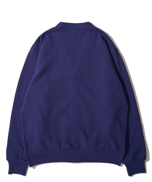 Healthknit（ヘルスニット）の「【Healthknit】Classic Sweat V-neck cardigan L/S / Vネック スウェット カーディガン（カーディガン/ボレロ・メンズ・チャコールグレー/ネイビー/グレー/マルーン/ブラック・MEDIUM/LARGE/X-LARGE）」の11枚目の写真