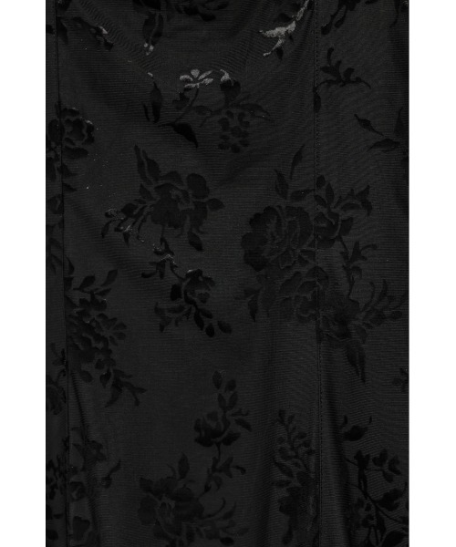 SLY(スライ)の「SHEER FLOWER FLARE SK シアー フラワー フレアスカート 夏服 秋服(スカート・レディース・ブラック系その他2/ブラウン系その他2・1/2)」の6枚目の写真