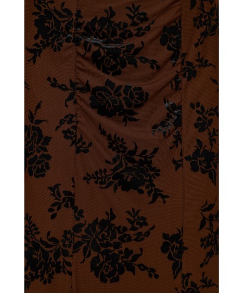 SLY(スライ)の「SHEER FLOWER FLARE SK シアー フラワー フレアスカート 夏服 秋服(スカート・レディース・ブラック系その他2/ブラウン系その他2・1/2)」の13枚目の写真