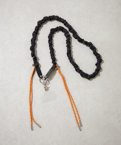 BIRTHDAY BAR(バースデイバー)の「【BEAURE ビュレ】ナイロンギャザーモバイルストラップショルダー(スマホグッズ・レディース・パープル/ブラック/ホワイト・0)」の12枚目の写真