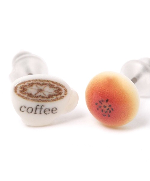 niko and...(ニコアンド)の「カフェモチーフSETピアス(ピアス(両耳用)・レディース・ブルー/ブラウン/ピンク・0)」の5枚目の写真