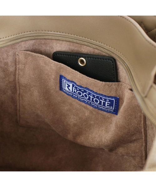 ROOTOTE（ルートート）の「ルートート / LT.A4ワイド.オブロング-A（ビジネスバッグ・レディース・ベージュ/グレー/ブラック・FREE）」の16枚目の写真