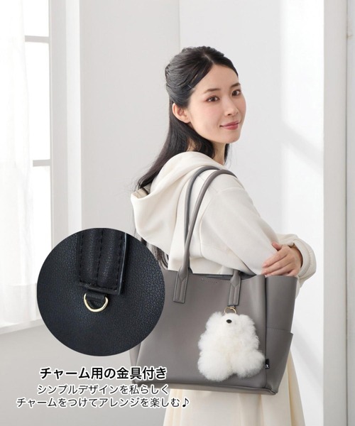 ROOTOTE（ルートート）の「ルートート / LT.A4ワイド.オブロング-A（ビジネスバッグ・レディース・ベージュ/グレー/ブラック・FREE）」の14枚目の写真