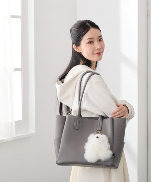 ROOTOTE（ルートート）の「ルートート / LT.A4ワイド.オブロング-A（ビジネスバッグ・レディース・ベージュ/グレー/ブラック・FREE）」の12枚目の写真