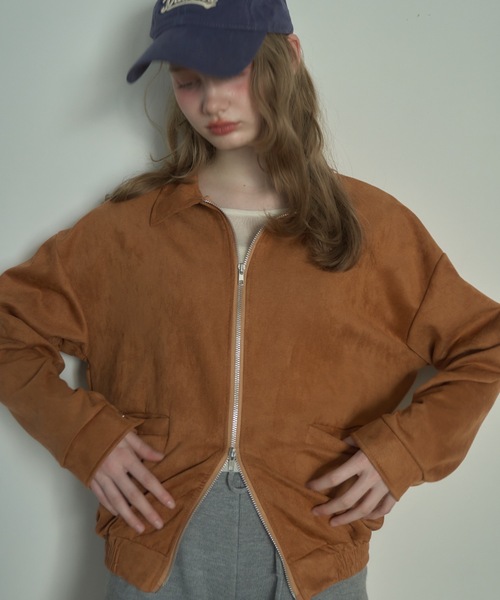 スエードライクジャケット/suede-like jacket（その他アウター